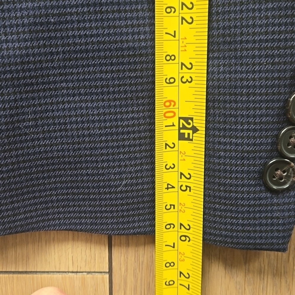 Lauren Ralph Lauren Houndstooth Wool Blazer Sz 50 - Picture 9 of 10